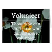 Volunteer cards