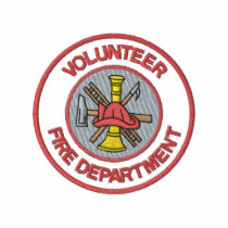 Volunteer Fire Logo embroidered shirts