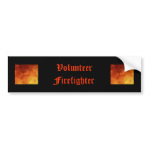 Volunteer Firefighter Bumper Sticker bumper stickers
