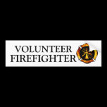 Volunteer Firefighter Bumpersticker bumper stickers