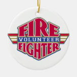 Volunteer Firefighter Christmas Tree Ornaments