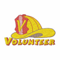 Volunteer Firefighter Logo embroidered shirts