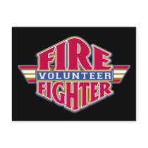 Volunteer Firefighter postcards