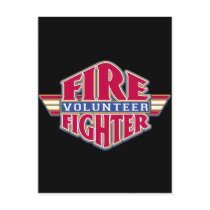 Volunteer Firefighter postcards