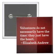 Volunteer Heart Buttons