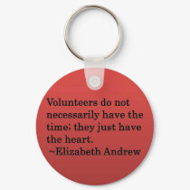 Volunteer Heart keychains