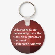 Volunteer Heart keychains