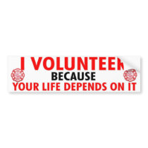 VOLUNTEER LIFE bumper stickers