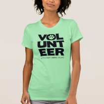 "Volunteer, LRAV" Ladies T-shirt (Lime Green) t-shirts