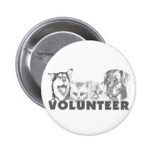Volunteer Pinback Button