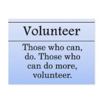 Volunteer postcards