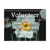 Volunteer postcards
