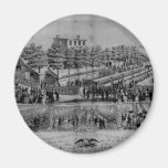 Volunteer Refreshment Saloon, civil war, 1861 Fridge Magnet