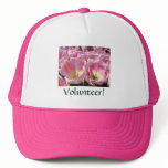 Volunteer! sports cap baseball hats Pink White