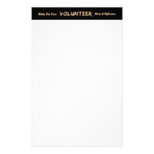 Volunteer Stationery Paper