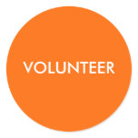 VOLUNTEER STICKERS