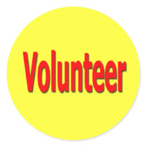 volunteer stickers