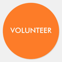 VOLUNTEER STICKERS