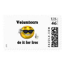 Volunteers do it for free postage
