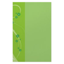 Volutes with flowers on green reason - custom stationery