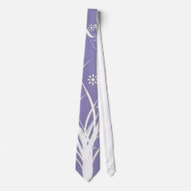 Volutes with flowers on mauve reason - custom ties