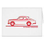 Volvo Amazon Greeting Cards