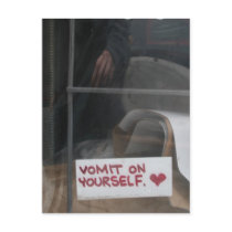 Vomit on Yourself Post Card