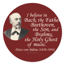 Von Bülow's "Holy Trinity" stickers