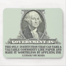 Von Mises on Paper Money Mousepad
