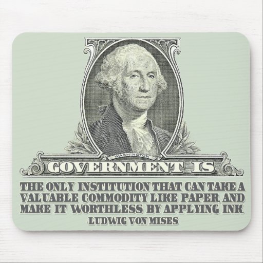 Von Mises on Paper Money Mousepad