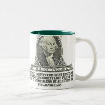 Von Mises on Paper Money Mug