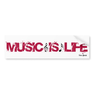 Von Punk bumber sticker. Bumper sticker by vonpunk