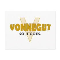 Vonnegut So It Goes postcards by worldsfair Vonnegut So It Goes postcards