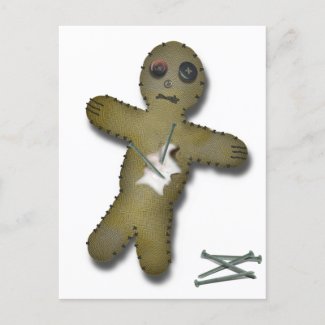 Voo Doo Doll - Interactive postcard