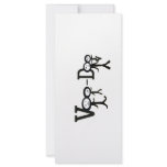 voo Doo Personalized Rack Card