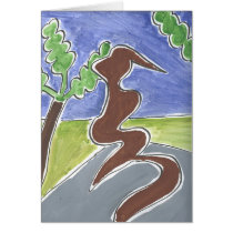 Voodoo Dancer At Congo Square cards by figstreetstudio Voodoo Dancer At Congo Square cards