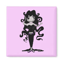 VooDoo Dollies "Raven Beauty" magnets