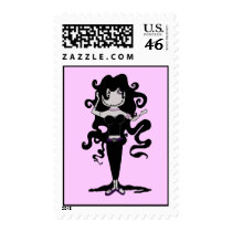 VooDoo Dollies "Raven Beauty" postage by Jamie_diad156 VooDoo Dollies "Raven Beauty" postage