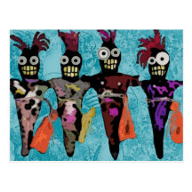 Voodoo Dolls Post Card