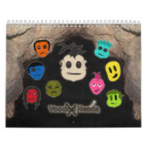 Voodoo Heads ~ Cave Wall Calendars
