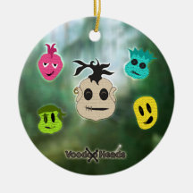 Voodoo Heads ~ Swamp Christmas Tree Ornaments