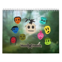 Voodoo Heads ~ Swamp Wall Calendar