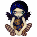 Voodoo In Blue gothic fairy photo sculpture