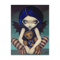 "Voodoo in Blue" Postcard by strangeling "Voodoo in Blue" Postcard