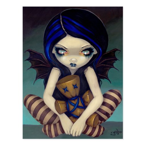 "Voodoo in Blue" Postcard