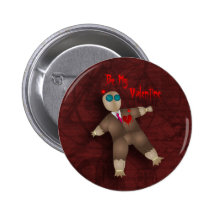 Voodoo Love Valentine Button