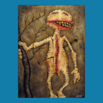 "Voodoo Town #11" poster Angry Johnny