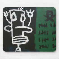 Voodoo: Urban Alien Graffiti Art Mouse Pad mousepads by billoneil Voodoo: Urban Alien Graffiti Art Mouse Pad mousepads