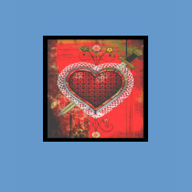 Voodoo Valentine Ladies T-Shirt by voodoomama Voodoo Valentine Ladies T-Shirt