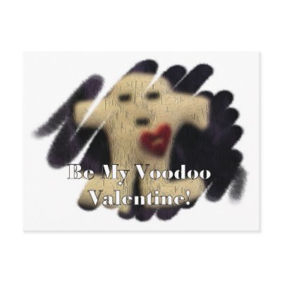 Voodoo Valentine Postcard by voodoomama